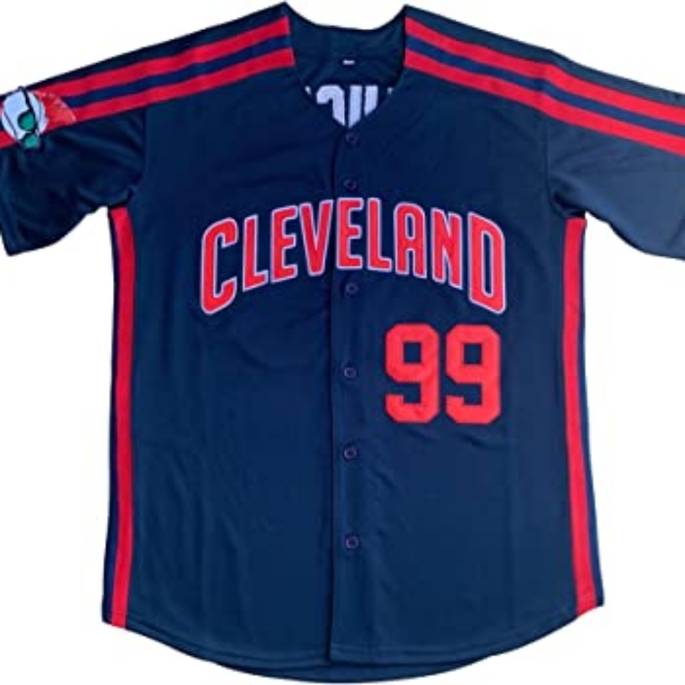 New Cleveland Baseball Major League Rick Vaughn Jersey Blue Multiple Siz… - Picture 1 of 2